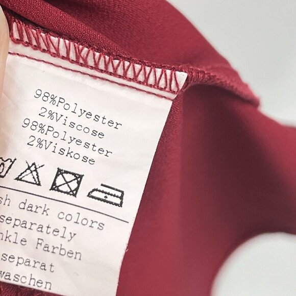 Grace Karin One Shoulder Red Maxi Dress Valentines Day Sz Large - Picture 6 of 6